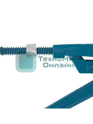 Ключ трубный рычажный Сибртех, 330x25 мм,с изогнутыми губками