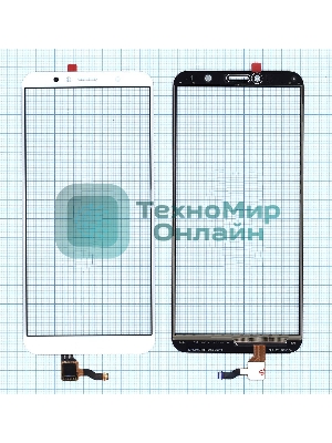 Сенсорное стекло (тачскрин) для Huawei Honor 7A Pro Y6 2018, белое