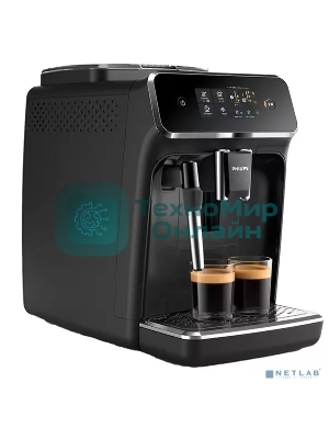 Кофемашина автоматическая Philips EP2224/10 черный, исп. кофе - молотый/зерновой, 1.8 л, 1500 Вт, 15 Бар.