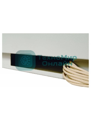 Шкаф коммутационный ЦМО ШТК-М-18.6.6-1ААА 18U 600x600 мм пер. дв. стекл задн. дв. стал. лист 2 бок. пан. направл. под закл. гайки 270 кг серый