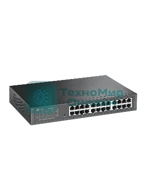Коммутатор TP-Link SMB TL-SG1024DE 24-Port Gigabit Easy Smart Switch, 24 10/100/100Mbps RJ45 ports, MTU/Port/Tag-based VLAN, QoS, IGMP Snooping