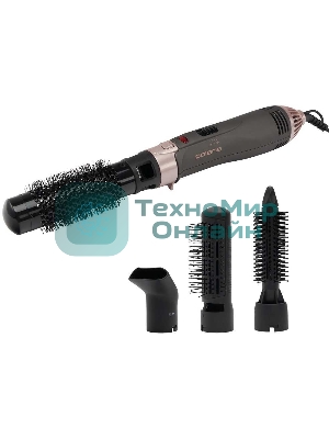 Фен-щётка Polaris PHS 1204i маренго/розовый, 1200 Вт, ионизация, 25/35 мм