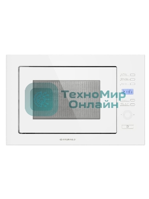 Микроволновая печь встраиваемая Maunfeld MBMO.25.7GW белый, 25 л, 900 Вт, переключатели - сенсор