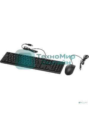 Комплект клавиатура+мышь A4Tech KR-3330S проводной, USB, 1200 DPI, чёрный