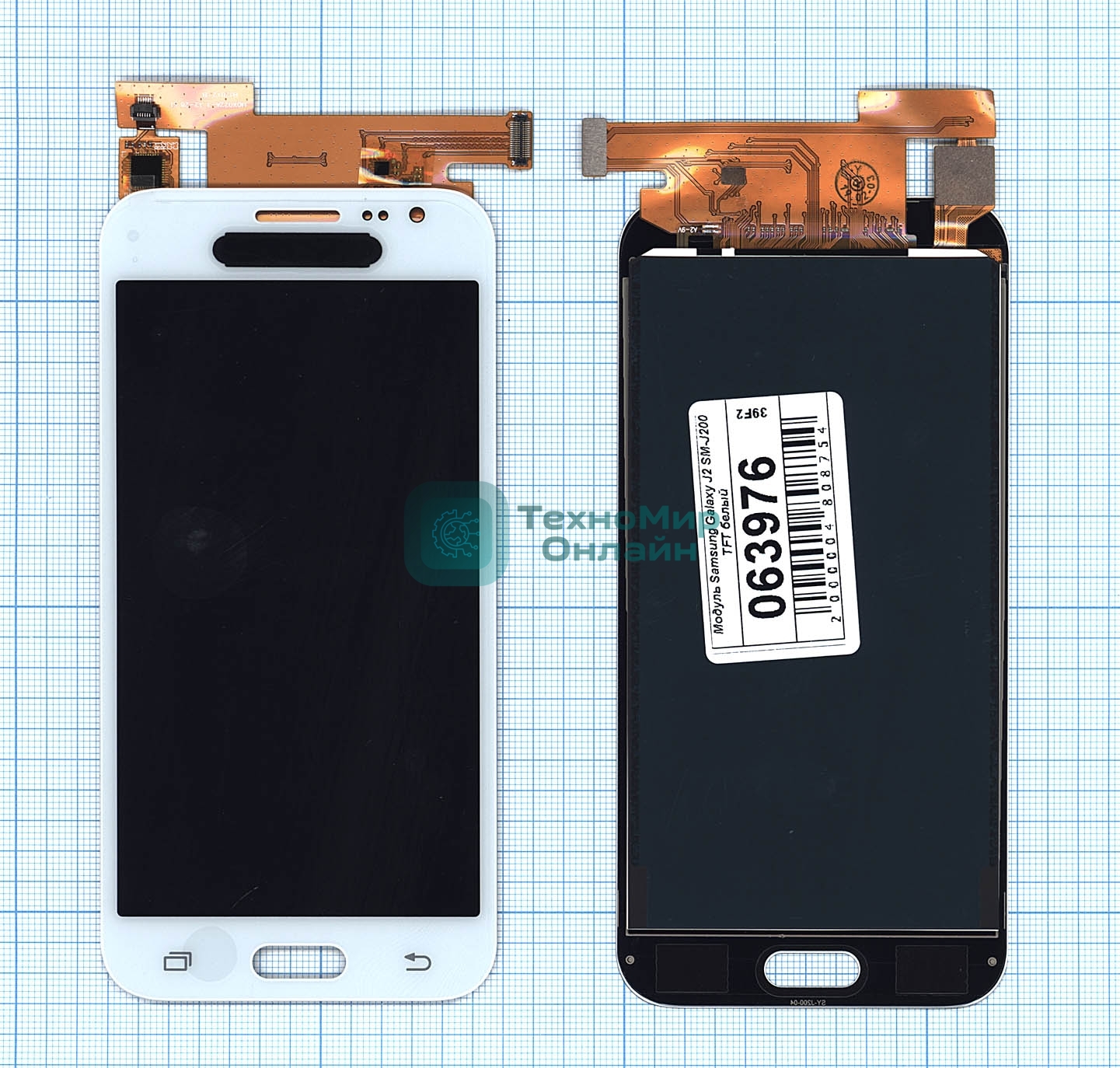 Дисплей для Samsung Galaxy J2 SM-J200 TFT белый