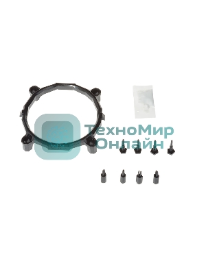 Кулер Cooler ID-Cooling DK-01S серебристый/черный 80мм алюминий 2200rpm 24db 3-pin 65W