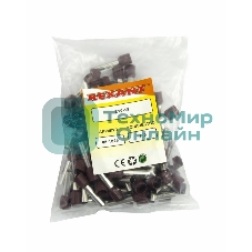 Наконечник штыревой втулочный Rexant изолированный F-18 мм 10 мм² (НШВи 10-18) слоновая кость