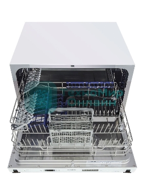 Встраиваемая посудомоечная машина Maunfeld MLP-06IM, белый, 55 см, 6 компл., 49 дБ, класс A+