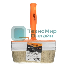 Кисть-ракля Sparta 50х150 мм, натуральная щетина, пластмассовый корпус, пластмассовая рукоятка