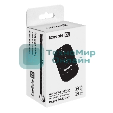 Мышь беспроводная ExeGate Professional Standard FG-10 черный, 1200 dpi, радиоканал, USB, кнопки - 4