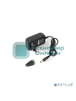 Источник питания Mollusk-VRK 12/1 12В, 1А. Сетевой диапазон 110-245В встр. вилка