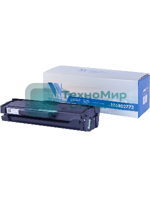 Картридж лазерный NVPrint NV-106R02773 (тип 106R02773), черный, 1500 стр., для Xerox Phaser 3020/WC 3025