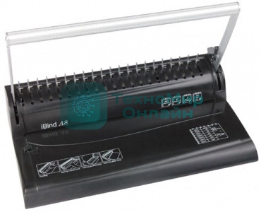 Переплетчик Gladwork iBind A8 A4/перф.8л.сшив./макс.145л./пластик.пруж. (6-16мм)