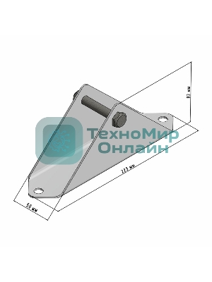 Пятка для мачт малая Rexant