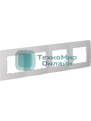 Рамка 4 поста, бел. ETIKA 