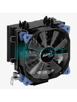 Кулер для процессора AeroCool/Formula Verkho 5 Dark черный, 120 мм, алюминий/медь, 2000 об/мин, 27 дБ, 4 pin, 150 Вт, 156.5 мм