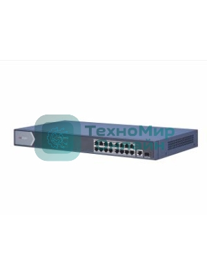 Коммутатор Hikvision DS-3E0518P-E 17G 1SFP 16PoE+ 230W неуправляемый