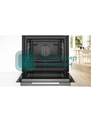 Встраиваемый духовой шкаф электрический Bosch HBG7764B1 черный