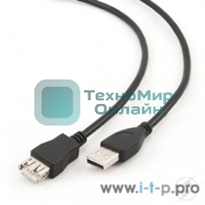 Кабель Gembird PRO USB 2.0 удлинительный 4.5м AM/AF позол. контакты, пакет