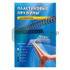 Пружины для переплета пластиковые Office Kit d=12 мм 71-90 лист A4 белый (100 шт) BP2031