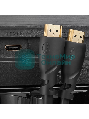 Кабель Greenconnect 1.5m HDMI 1.4, OD7.3мм, 30/30 AWG, позолоченные контакты, Ethernet 10.2 Гбит/с, 3D, 4K, экран Greenconnect Кабель 1.5m HDMI 1.4, OD7.3мм, 30/30 AWG, позолоченные контакты, Ethernet 10.2 Гбит/с, 3D, 4K, экран