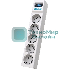Сетевой фильтр ZIS PILOT Surge protector Pilot SG5 5 outlets (GP), 10A/2.2kVt, automatic circuit-breaker, 5 m
