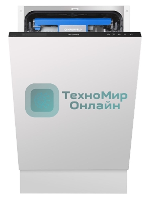 Встраиваемая посудомоечная машина Maunfeld MLP-08IM, черный, 44.8 см, 10 компл., 47 дБ, класс A++