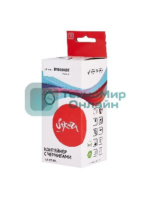Чернила Sakura BT6000BK для Brother, черный, 7300 к., 140 мл.