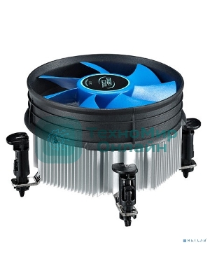 Кулер для процессора DEEPCOOL THETA 21 PWM черный/синий, 92 мм, алюминий, 2400 об/мин, 33.4 дБ, 4 pin, 95 Вт, 60.5 мм
