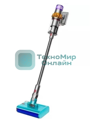 Пылесос вертикальный Dyson V15s Detect Submarine (448798-01) серый, питание от аккумулятора, 240 Вт, уборка влажная/сухая, пылесборник 0,76 л, работа от АКБ max 60 мин.