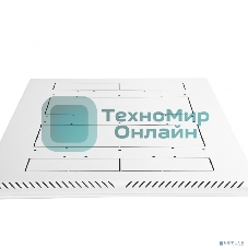 Шкаф коммутационный ЦМО (ШТК-М-24.6.6-3ААА) напольный 24U 600x600 мм пер. дв. металл 2 бок. пан. металл 700 кг серый 455 мм 55 кг 1245 мм