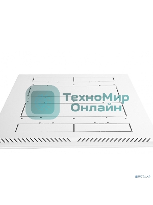 Шкаф коммутационный ЦМО (ШТК-М-24.6.6-3ААА) напольный 24U 600x600 мм пер. дв. металл 2 бок. пан. металл 700 кг серый 455 мм 55 кг 1245 мм