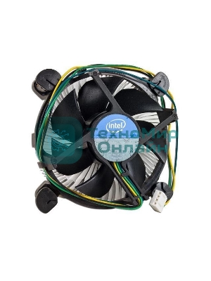 Кулер Intel E97379серебристый/черный 90мм алюминий 2500rpm 27db 4-pin 73W 58мм