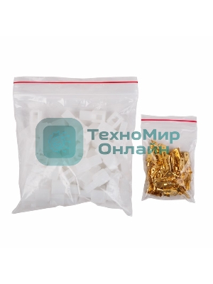 Клемма плоская Rexant штекер 6.3 мм 1-1.5 мм² (РП-п 1.5-(6.3)) + колодка