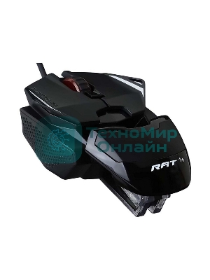 Мышь проводная игровая Mad Catz R.A.T. 1+ (ADNS3050, USB, 3 кнопки, 2000 dpi) черная