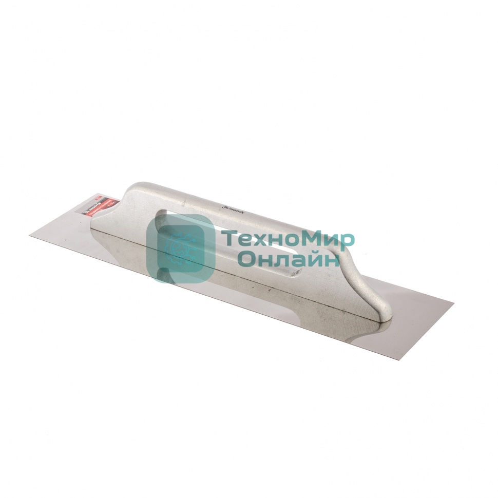 Гладилка Matrix из нержавеющей стали, 480 x 130 мм, деревянная ручка MASTER