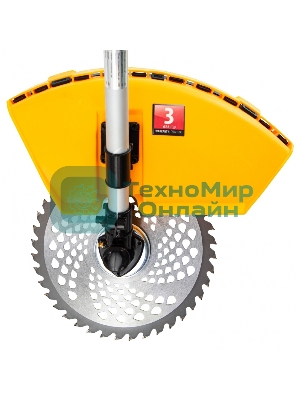 Триммер бензиновый Denzel DT 52 52см 3 3 лс. неразъемная штанга состоит из 2 частей