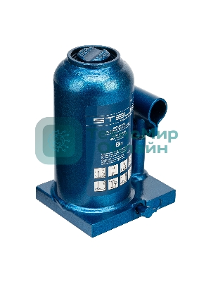 Домкрат гидравлический бутылочный телескопический Stels 6 т, h подъема 170–420 мм