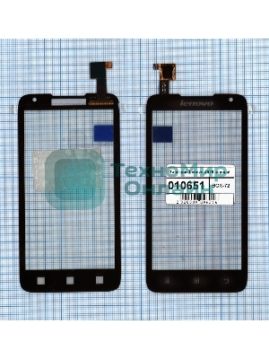 Сенсорное стекло (тачскрин) для Lenovo A526, черное