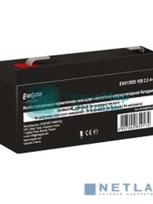 Батарея для ИБП ExeGate Power EP249950RUS DT 12022/EXG12022 (12V 2.2Ah) клеммы F1