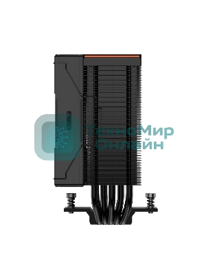 Кулер для процессора PCCooler RZ500 черный 120мм алюминий+медь 2200rpm 32db 4-pin 250W 155мм