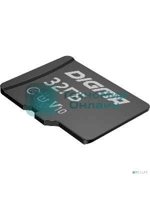 Флеш карта microSDXC 32Gb Class10 Digma CARD10 + adapter