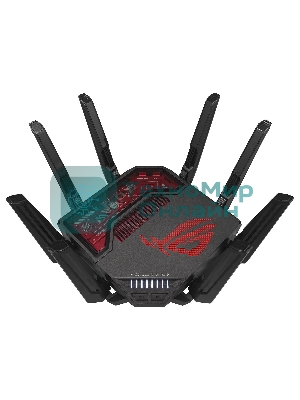 Маршрутизатор ASUS GT-BE19000, черный/красный, 90IG0850-MO9A0V