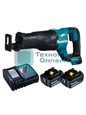Ножовка Makita DJR187RTE 18В. 2х5АчLi-ion. 0-3000об\м. ход-32мм. рез-255мм