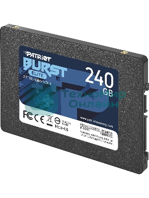 Накопитель SSD Patriot Burst Elite, 240Gb, SATA, 2.5