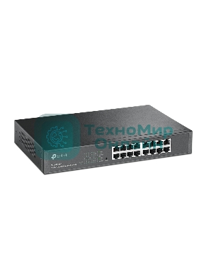 Коммутатор сетевой TP-Link SMB TL-SG1016DE 16-Port Gigabit Easy Smart Switch, 16 10/100/100Mbps RJ45 ports, MTU/Port/Tag-based VLAN, QoS, IGMP Snooping