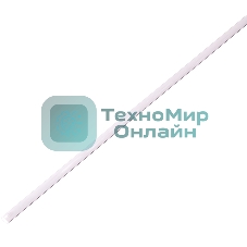 Термоусадочная трубка PROconnect 4,0/2,0 мм, белая, упаковка 50 шт. по 1 м