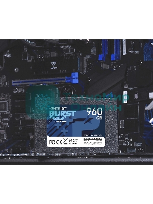 Накопитель SSD Patriot Burst Elite, 960Gb, SATA, 2.5