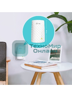 Усилитель Wi-Fi сигнала TP-Link AC750 OneMesh WiFi Range Extender, 300Mbps at 2.4G and 433Mbps at 5G, compact house with internal antennas, 1 10/100Mbps Ethernet port, WPS button for quick setup, Smart Indicator for best location, support OneMeshTMtechnology (802.11k/v seamless r