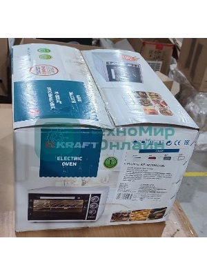 (На запчасти) Мини-печь Kraft KF-MO 3802 KBL черный